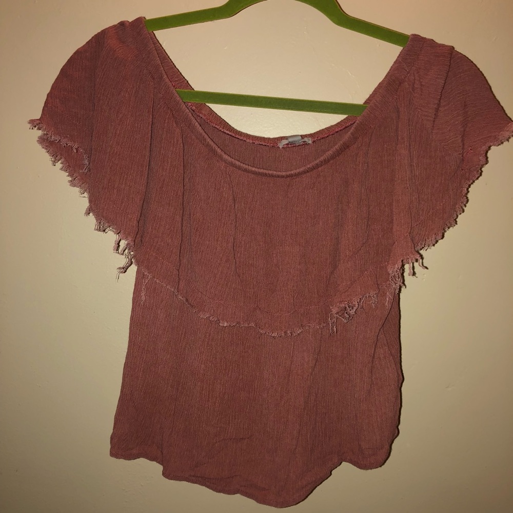 off the shoulder uo top